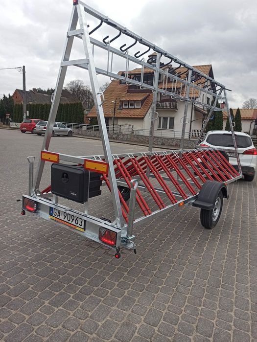 Przyczepa do przewozu 16 rowerów