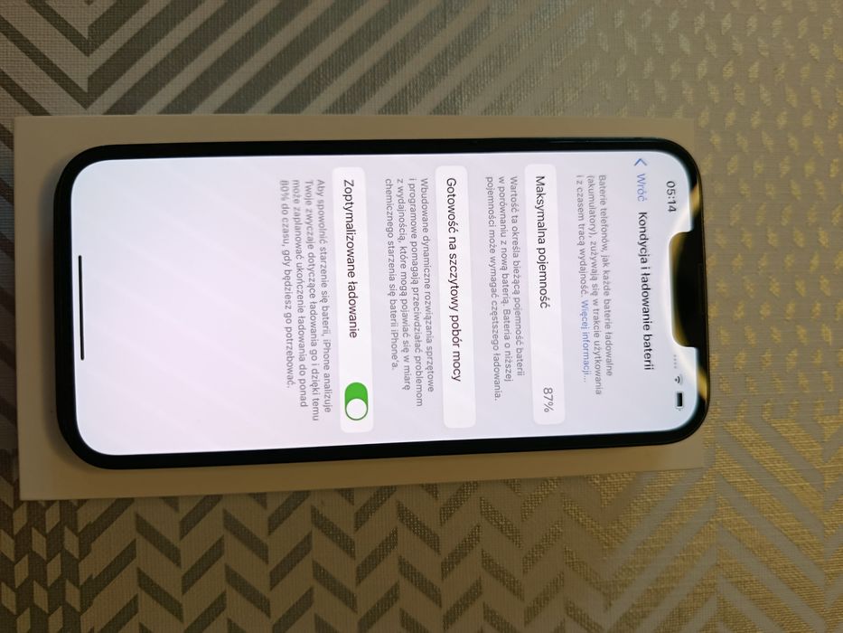 iPhone 14 128GB stan bardzo dobry bateria 87%