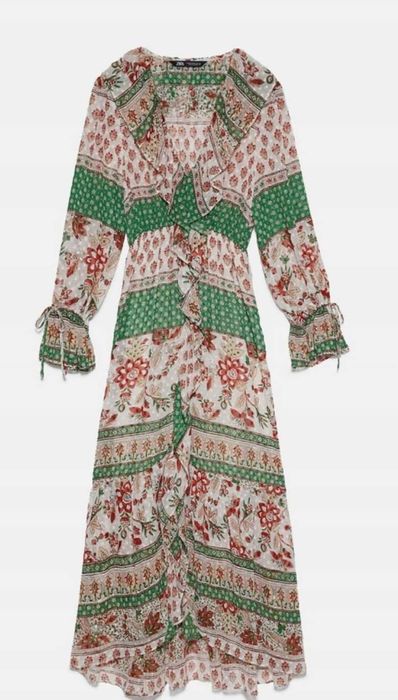 Sukienka hiszpanka Zara Floral Print
