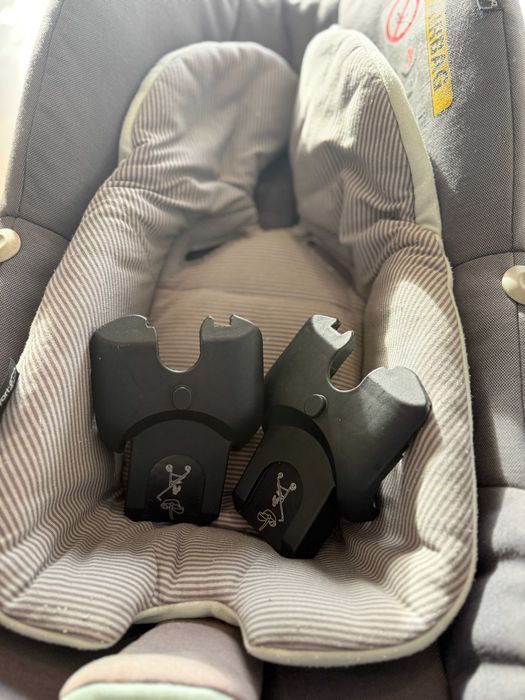 Ovo bebeconfort com redutor, adaptadores e forra