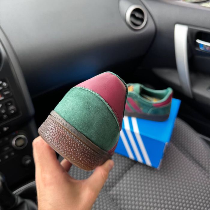 Чоловічі кросівки адідас спезиал зелені Adidas Spezial Green Red
