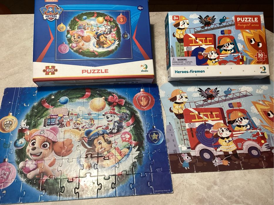 Пазли Щенячий патруль і Пожежники від DODO.