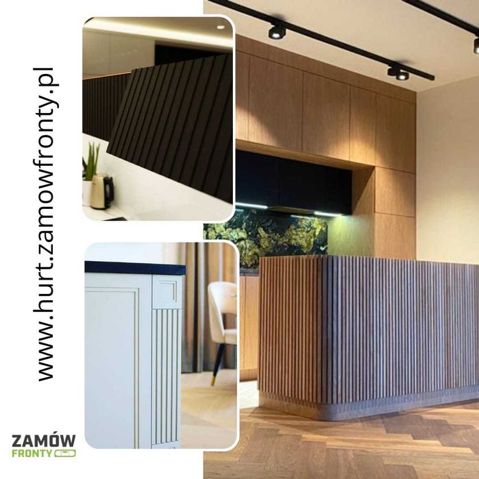 Fronty meblowe Lakiernia Meblowa Warszawa Fronty ryflowane Fronty IKEA