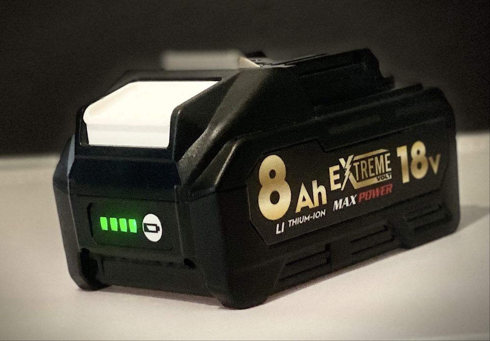 Akumulator eXtreme volt-18v/8ah -pasuję do Makita LXT Fv/Gwarancja ...