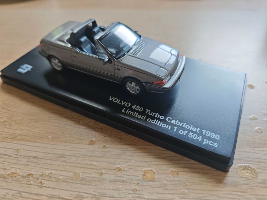 Miniatura Volvo 480 turbo(edição limitada)