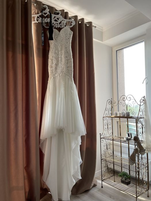 Весільна сукня рибка розмір S