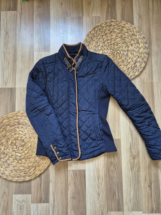 Kurtka pikowana przejściowa w stylu angielskim 34