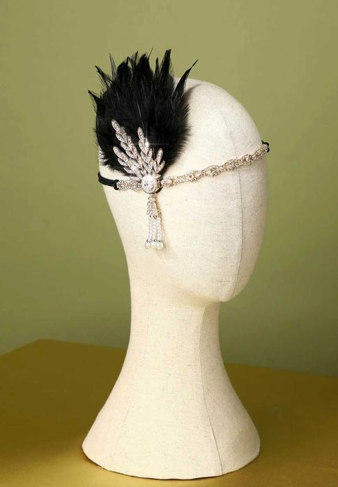 Fita de cabelo estilo 1920