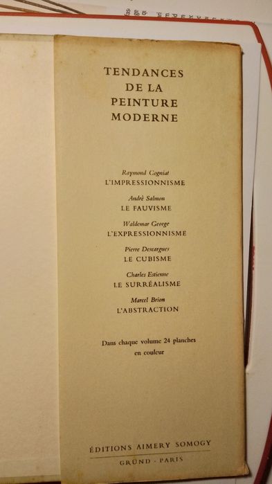 Tendances de la peinture moderne - Coleção completa 6 livros