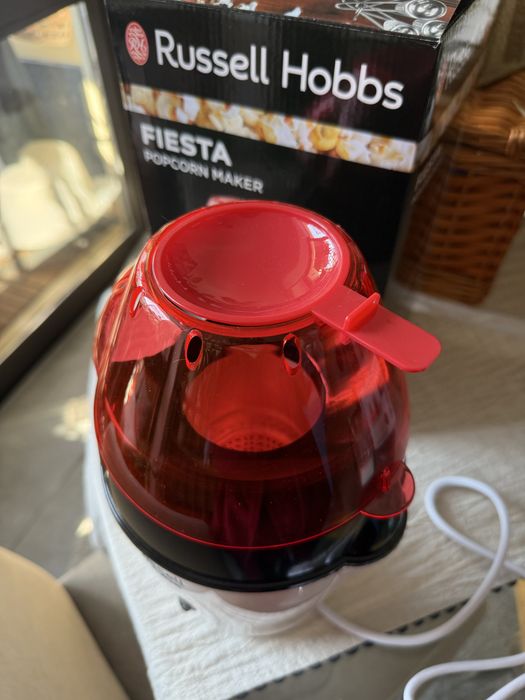 Máquina de pipocas caseiras
