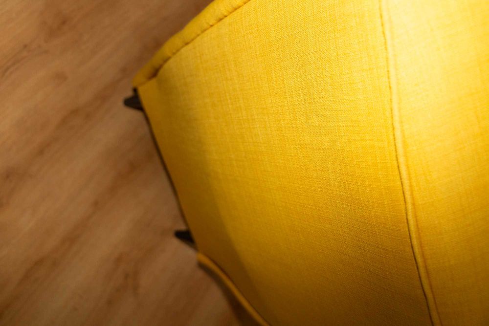 fotel żółty ikea