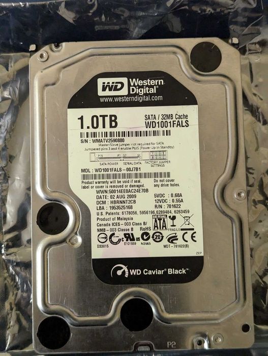 Western Digital Caviar Black 1TB WD1001FALS