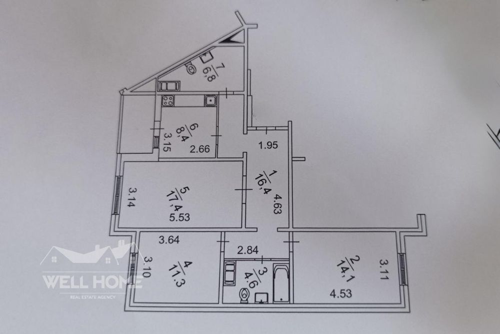 Продаж 3к квартири, вул. Чавдар, 28, ЖК Молодіжний квартал - Київ
