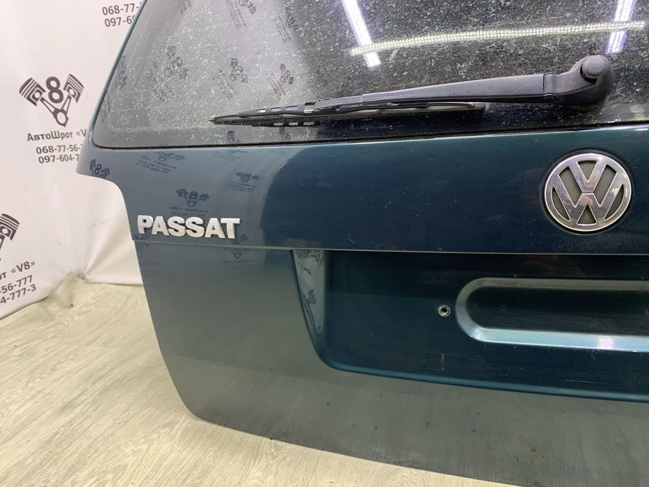Ляда Volkswagen Passat B5+ кришка багажник пасат б5 зелена без скла