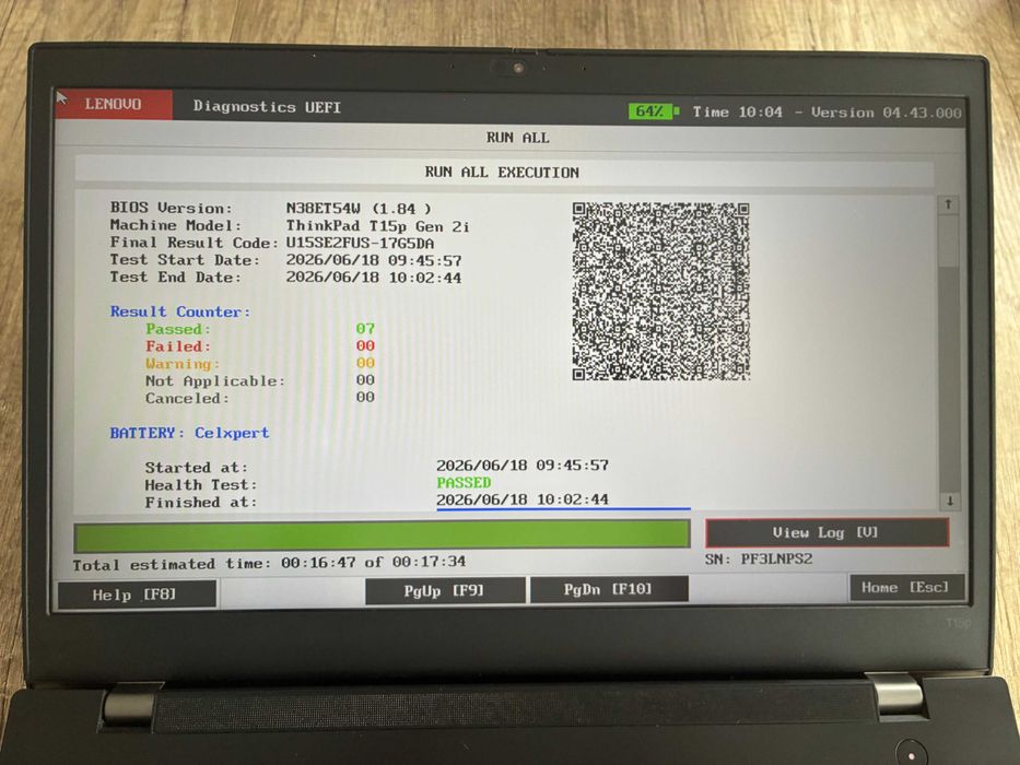 Lenovo ThinkPad T15p G2 i7 | 64GB RAM | 1TB SSD | GTX 1650