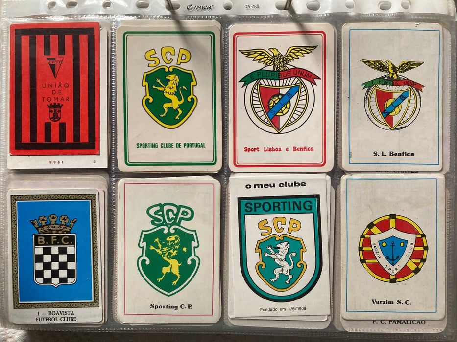 Calendários Antigos de Futebol - Emblemas de Clubes Portugueses (preço unitário)