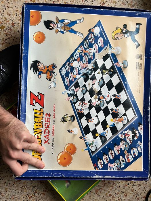 Xadrez jogo dragon ball z imcompleto