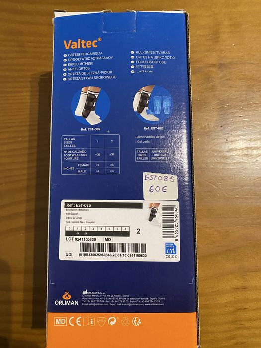 Ortese para tornozelo