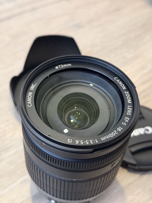 Objetiva canon 18-200, 3.5-5.6