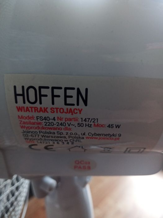 Wiatrak stojacy Hoffen... Używany sprawny