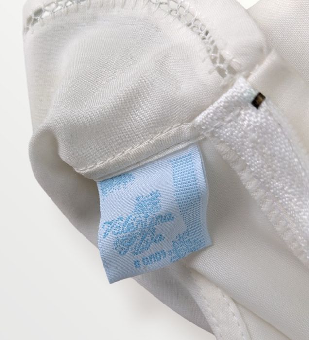 Vestido branco pérola clássico de menina (comunhão)