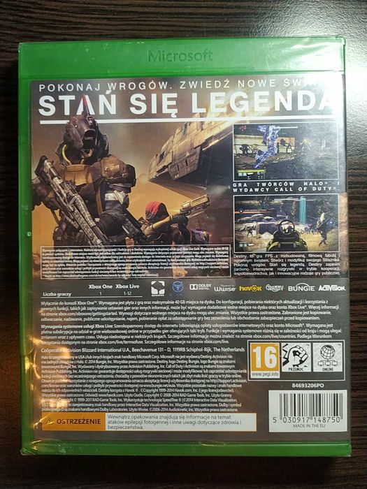Destiny - Nowa - Wersja PL - Xbox One i Series X - Na Płycie - Pudełko