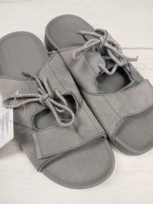 Kukto klapki sandały minimalistyczne rozmiar 40 wkładka 26,5 cm szare