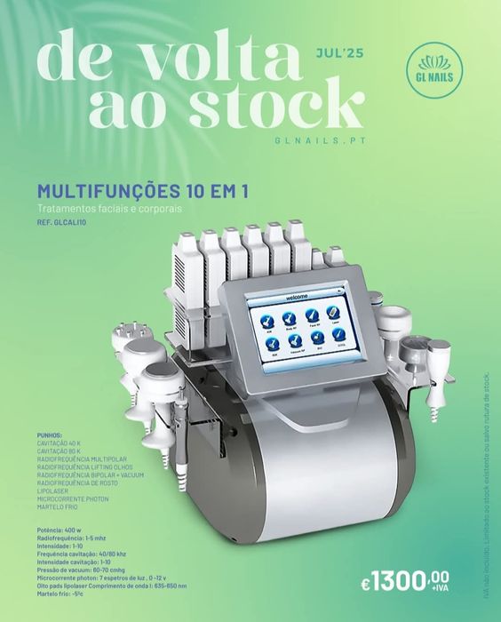 Equipamento multifunções 10 em 1