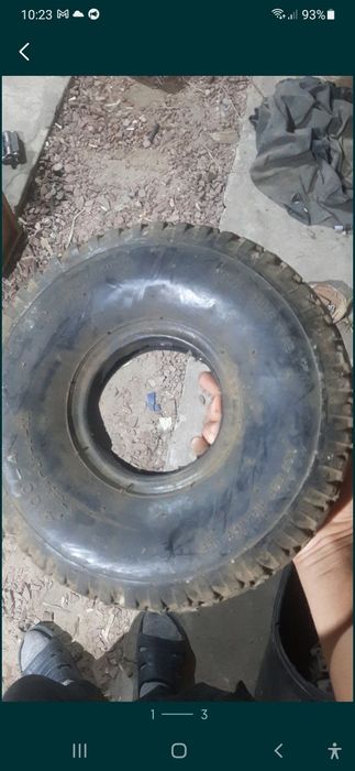 Камера і покришка для тачки