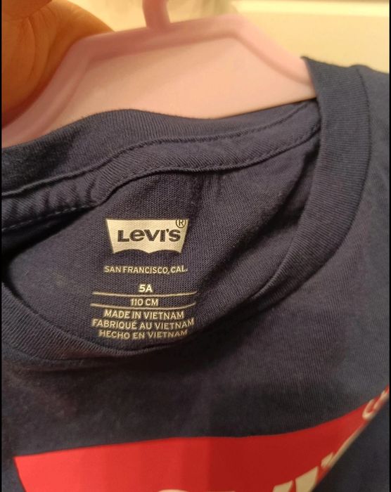 T-shirt dziewczęcy bluzka koszulka krótki rękaw Levi's 110