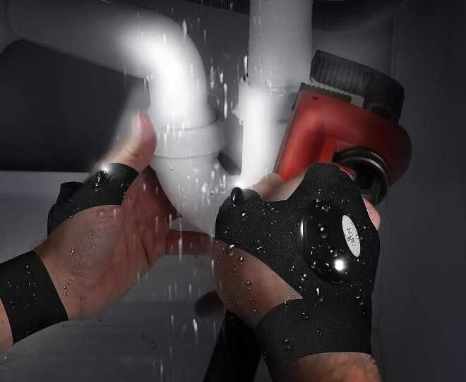 Conjunto de Luva LED De Ciclismo Iluminação Durável NOVO ENVIO GRÁTIS