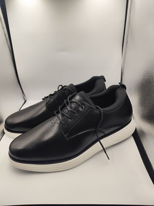 NOWE Męskie buty garniturowe wyjściowe czarne Bruno Marc rozmiar 47