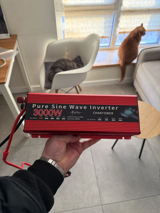 Інвертор 12/220 3000w чистий синус Pure Sine Wave Inverter