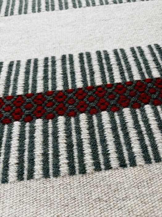 Norweski tkany wełniany bieżnik dywanik