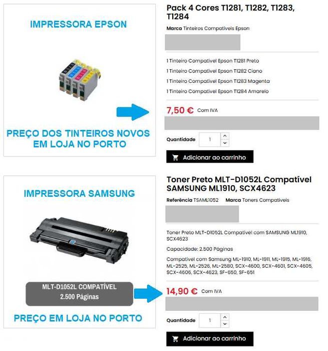 2 impressoras multifunções (bem estimadas)