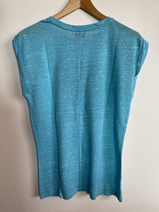 T-shirt azul Pull&Bear