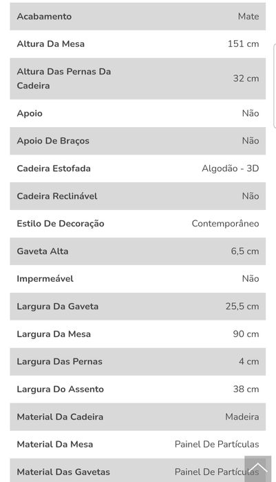 Toucador com 3 espelhos