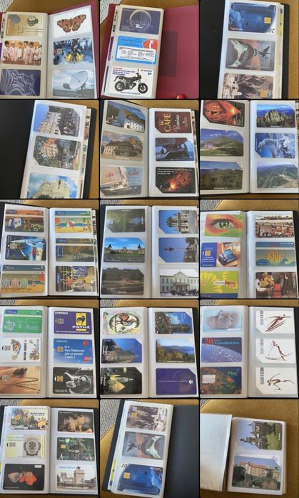 Kolekcja kart telefonicznych magnetycznych polskie i zagraniczne cały