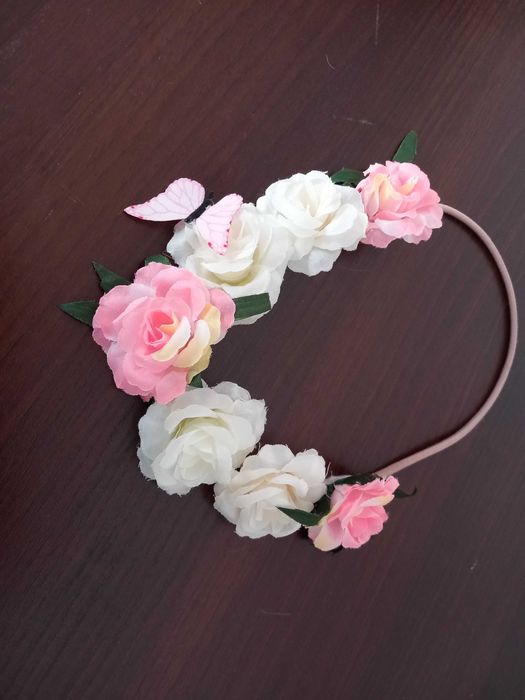 Opaska do włosów kwiatowa