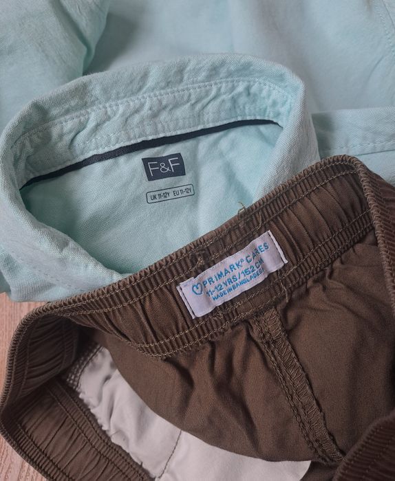 Светлая тенниска рубашка и  шорты для мальчика