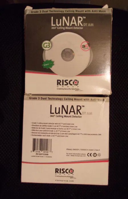 RISCO ROKONET LUNAR RK150GT3 czujka 360° dual PIR/mikrofala