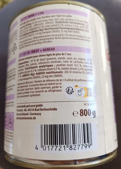 Mokra karma dla psa Animonda