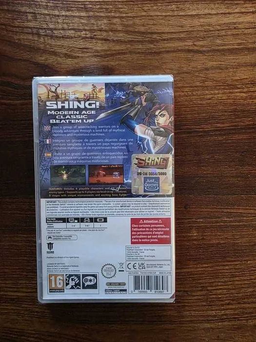Shing! Nintendo Switch Novo Selado