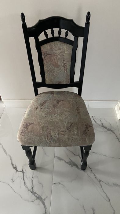 Zestaw dla 12 osób meble krzesła stół klose czarne vintage retro