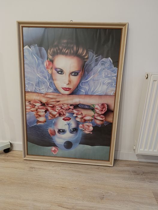 Obraz dziewczyna z makijażem