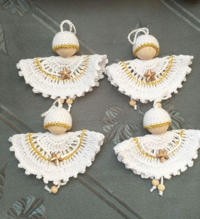 Aniołki szydełkowe