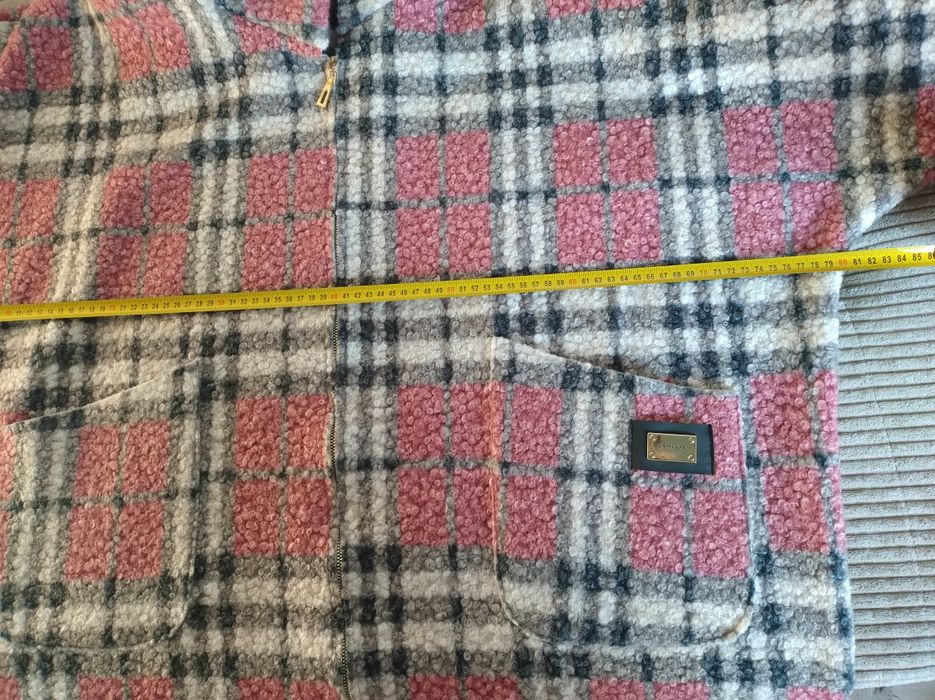 Płaszcz z bukli Oversize  rozmiar 52/54