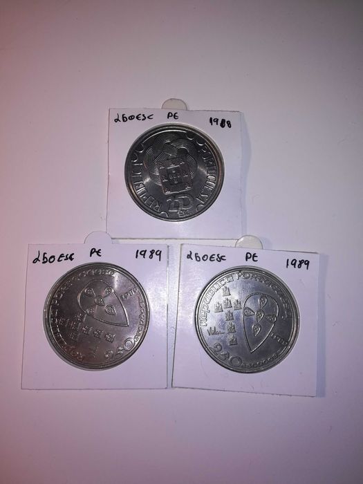 Moedas 250 Escudos Portugal