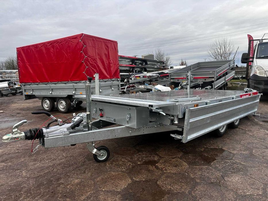 Przyczepa wywrotka TEMARED TIPPER 3217/2C 3.5T stalowe burty DOSTAWA