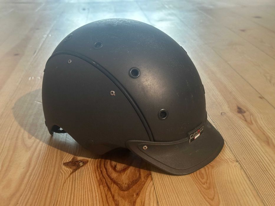 Capacete CASCO Champ (equitação) + caixa rígida original